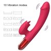 Wibrator silicone vibrator usb, 10 vibration modes, heating